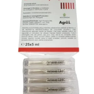 DELTASAP 2.5 EC Insecticid pentru combaterea dăunătorilor, 5 ml