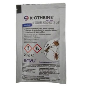 K OTHRINE WG 250 Insecticid pentru combaterea dăunătorilor insectelor zburatoare si taratoare, 20 g